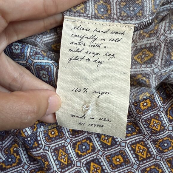 Raquel Allegra Tamara Robe in Gold Finch Size 2 - Picture 7 of 13